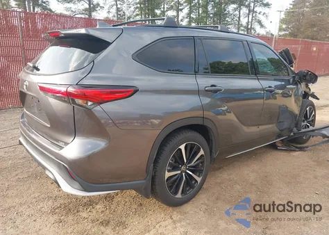 2021 Toyota Highlander Xse z USA, uszkodzony, nr VIN 5TDLZRAH2MS085180